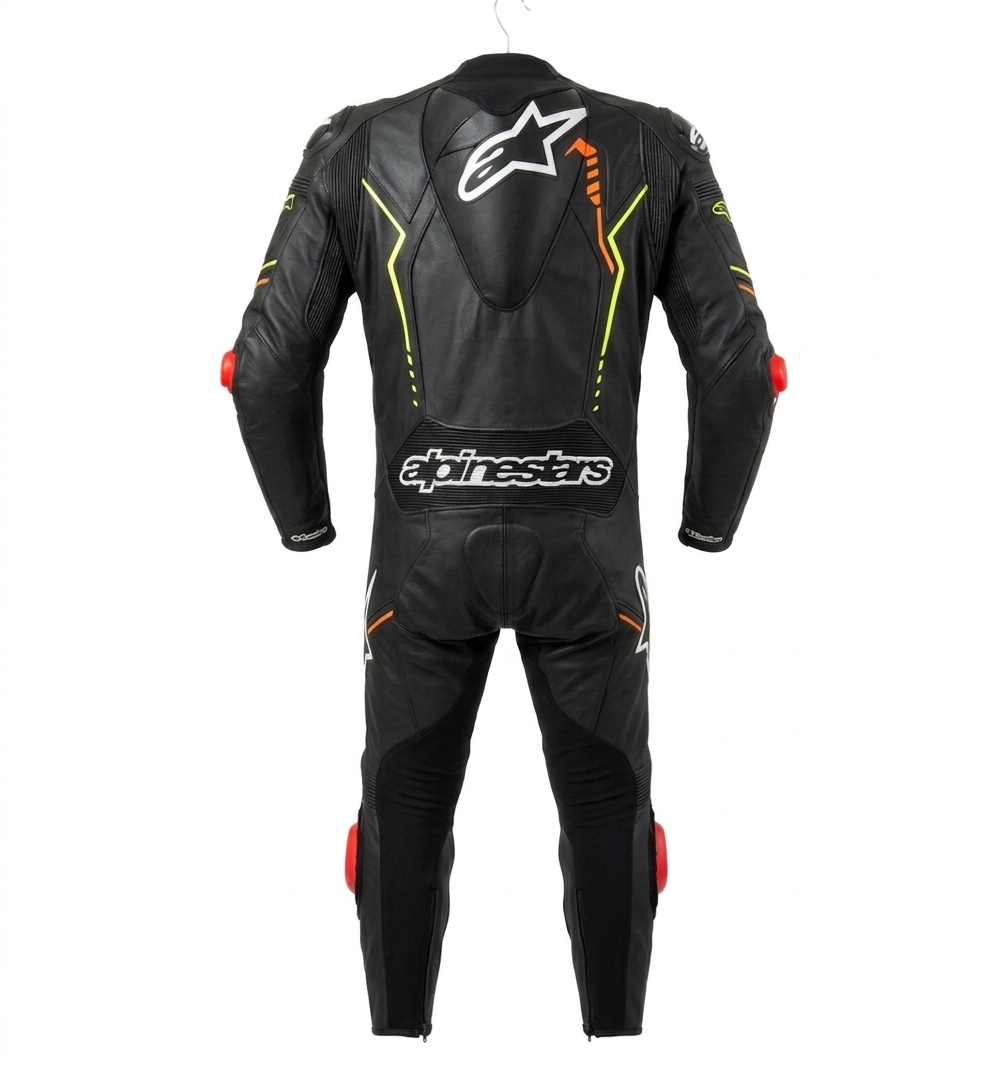 Custom Leather Motorcycle Racing Suit - Professional One-Piece Motorbike Gear - CE Approved Protection - Racing Biker Leathers - Handcrafted Rider Suit